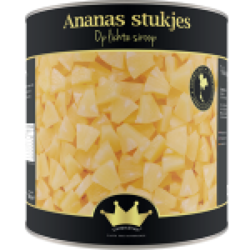Ananas stukjes Crown 3100gr. (6)