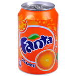 Fanta orange Blik 24x33cl. NL