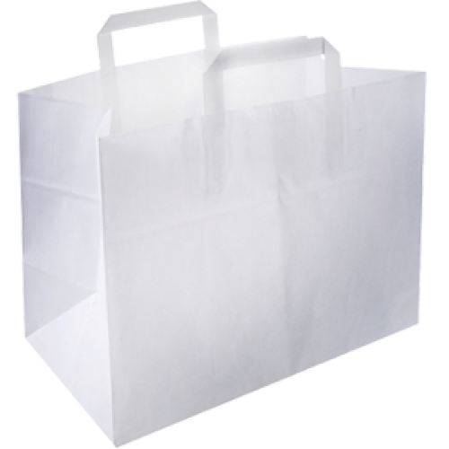 Pap.Draagtassen 32x18x26cm 250st.