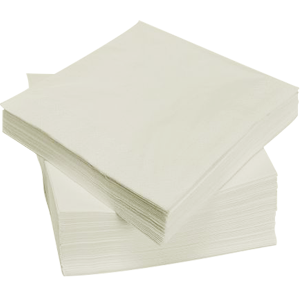 Servetten 2lgs creme 40x40cm 250st