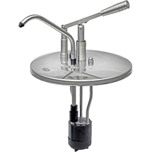 Emmer-dispenser rvs 28cm 10l.