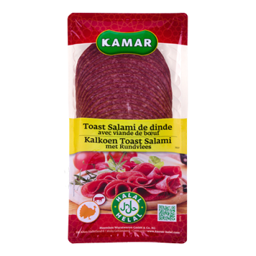 Gesneden Kalk. Salami Meemken p/kg.