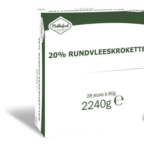 Kroket Mekkafood 28x80gr