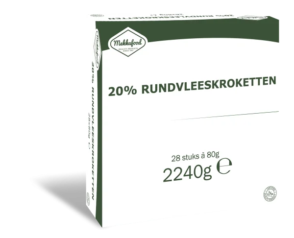 Kroket Mekkafood 28x80gr