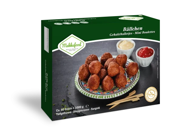 Gehaktballetjes 50x20gr Mekkafood